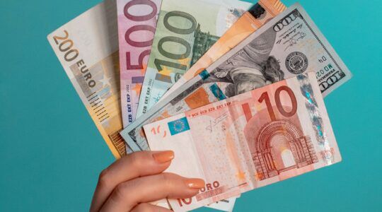 Een hand vol met geld