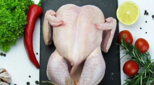 Rauwe kip in kwestie