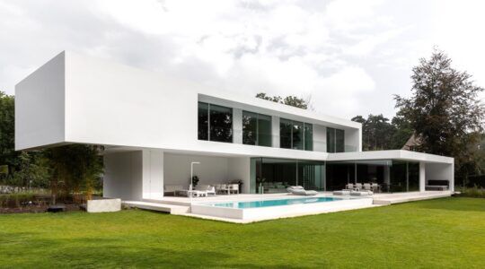 De woning in België.