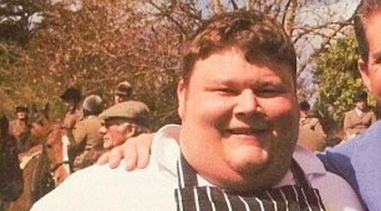 Jamie Brooks voor zijn transformatie in kwestie