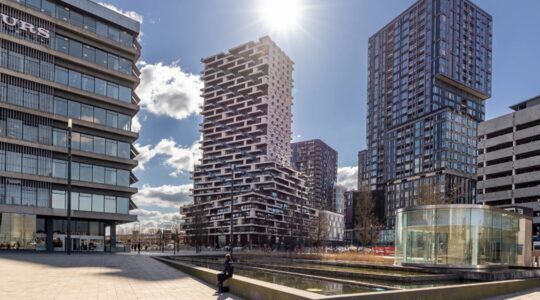 Het gebouw waarin de duurste woning van Utrecht zich bevindt.