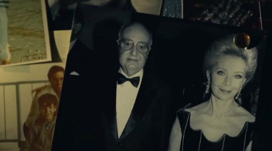 Een oude foto met bankier Edmond Safra en zijn vrouw