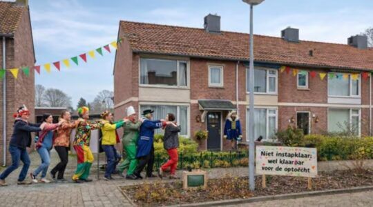De voorzijde van de Funda-woning in Nuenen.