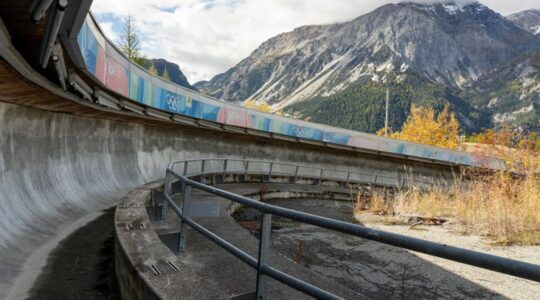 vervallen olympische bobsleebaan