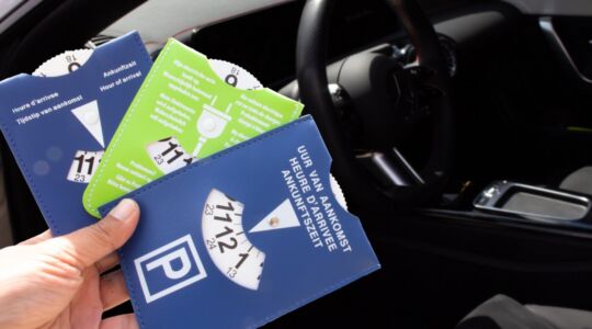 Groene parkeerschijf