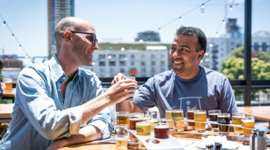 Vrienden op het terras