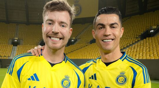 Mr Beast en Cristiano Ronaldo