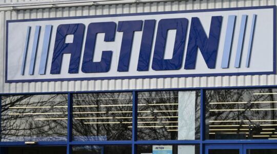 de voorgevel van een Actionfiliaal