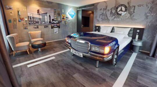 Een kamer in V8 Hotel Motorworld Region Stuttgart