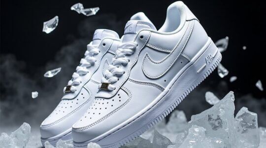 Een paar Nike Air Force 1's