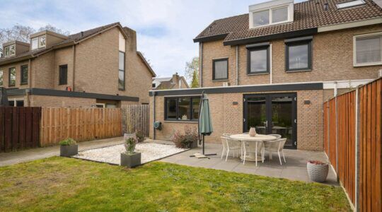 Het huis van Joey Veerman dat te koop staat.