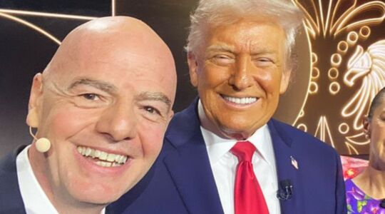 Infantino met Trump op de foto
