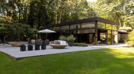 De villa in Huis ter Heide.