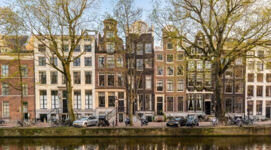 Een Amsterdams grachtenpand.