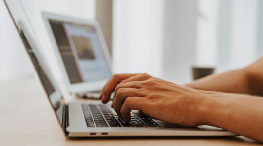 Werken op de laptop