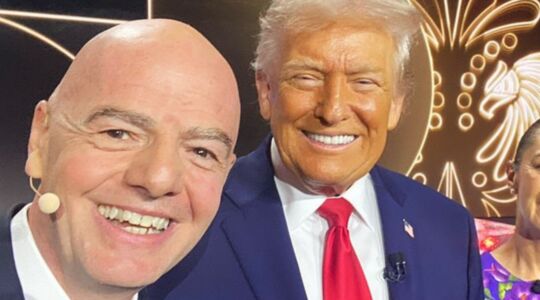 Gianni Infantino en Donald Trump op de selfie