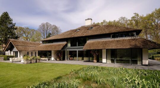 De villa in het Bloemendaalse Bos.