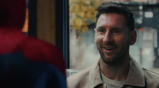 Lionel Messi in de nieuwe Spider-Man-teaser.