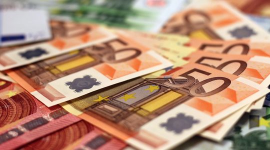 Cashgeld uit Europa.