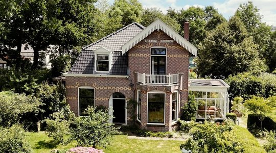 De villa in Haarlem.