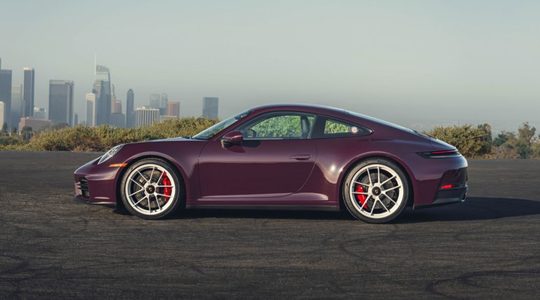 De nieuwe handgeschakelde Porsche.