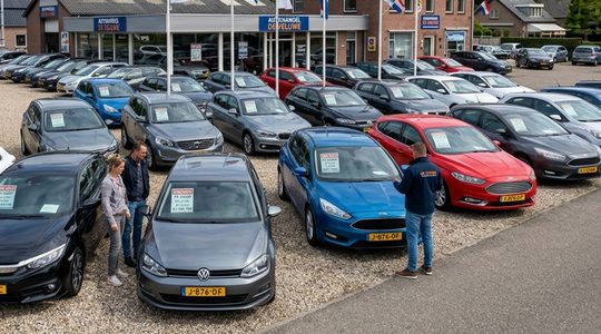 Een dealer waar wellicht veel auto's werden verkocht in 2025.