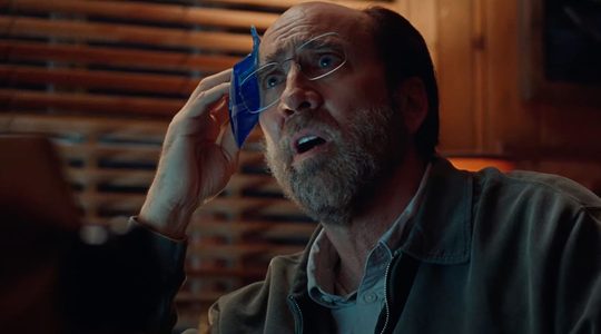 Beeld uit "Dream Scenario" (2023) met Nicolas Cage