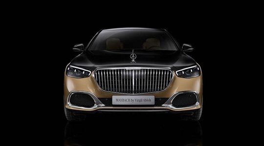 De door Virgil Abloh ontworpen Maybach.