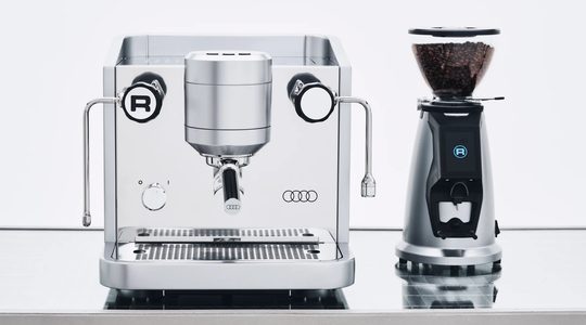 De nieuwe koffiemachine van Audi.