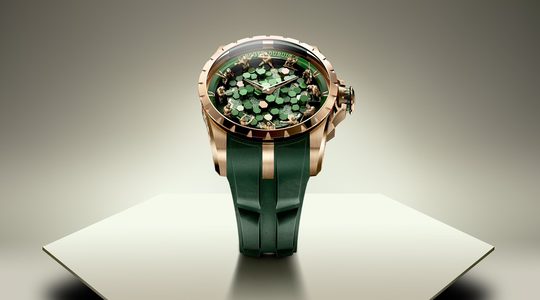 Het nieuwe horloge van Roger Dubuis.