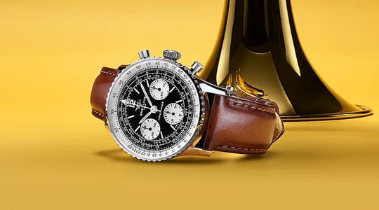 De Breitling die een eerbetoon aan Miles Davis vormt.