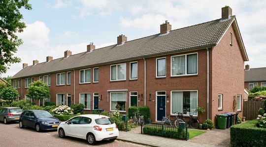 Rijtjeshuizen waar mogelijk Nederlanders wonen.