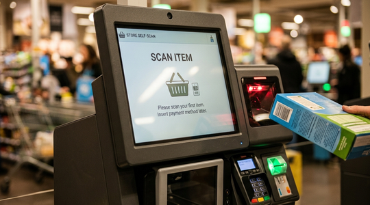 De zelfscankassa, waar winkeldiefstal vanaf nu nog strenger bestraft wordt