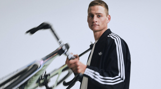 Mathieu van der Poel in samenwerking met Adidas