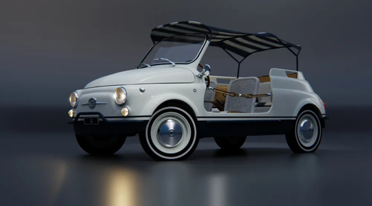 De Fiat 500 Jolly Spiaggina