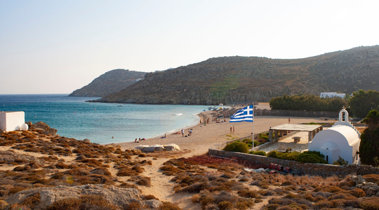 Een grieks strand
