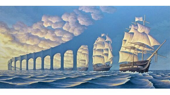 25 mind-blowing optische illusies van Robert Gonsalves