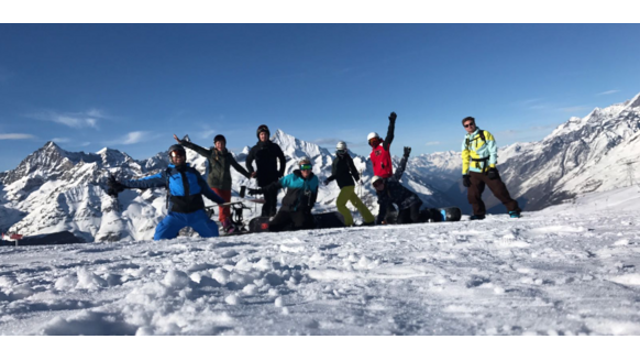 Wij huurden met een groep vrienden een huisje tijdens wintersport