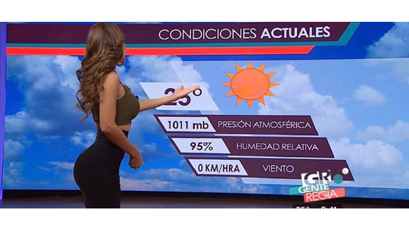 Yanet Garcia is de heetste weervrouw ter wereld