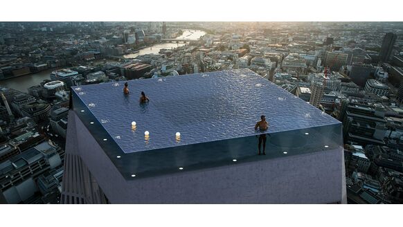 ’s Werelds dikste Infinity Pool ligt binnenkort in Londen