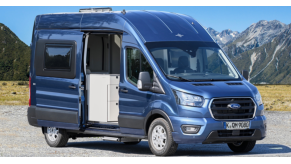 Deze omgebouwde, luxe Ford camper is vanaf 2020 in Europa te koop