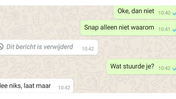 Zo kan je verwijderde WhatsApp-berichten alsnog teruglezen