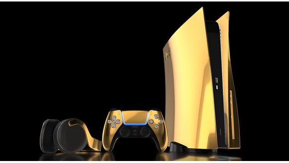 Deze 24 karaat gouden PS5 is dé console voor degene die teveel geld heeft