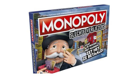 De Monopoly ‘Slechte Verliezers Editie’ is een top spel voor verliezers