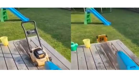 Bizar! Dit waterpistool is véél te krachtig voor kids