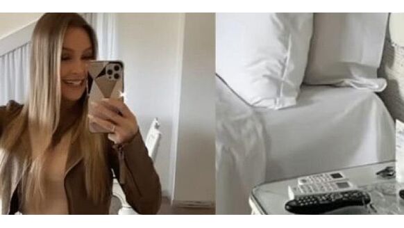 Braziliaanse actrice geeft haar Instagram-volgers een tour door hotelkamer maar vergeet iets