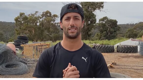 De bijzondere boerderij-training van Daniel Ricciardo