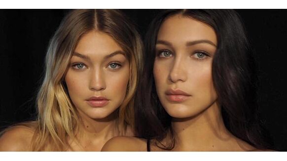 Zusjes Bella en Gigi Hadid gaan volledig uit de kleren voor modemerk