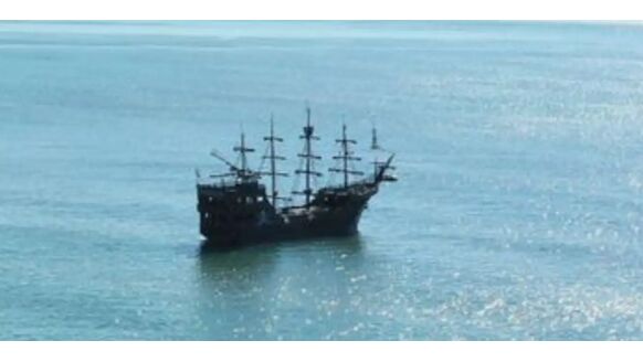 Google Maps-gebruiker spot een mysterieus piratenschip