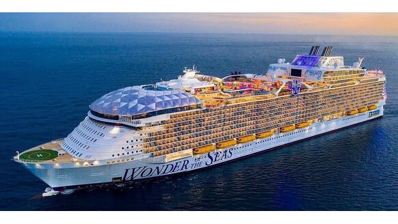 ‘Wonder Of The Seas’ is het grootste cruiseschip ter wereld